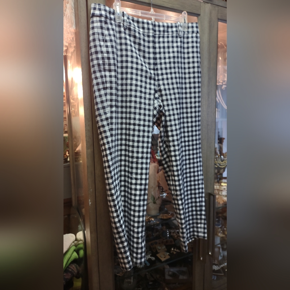 J.Crew lined Linen slacks Size 12 NEW